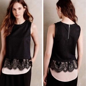 NWT Greylin Anthropologie Lilith Layered Blouse M